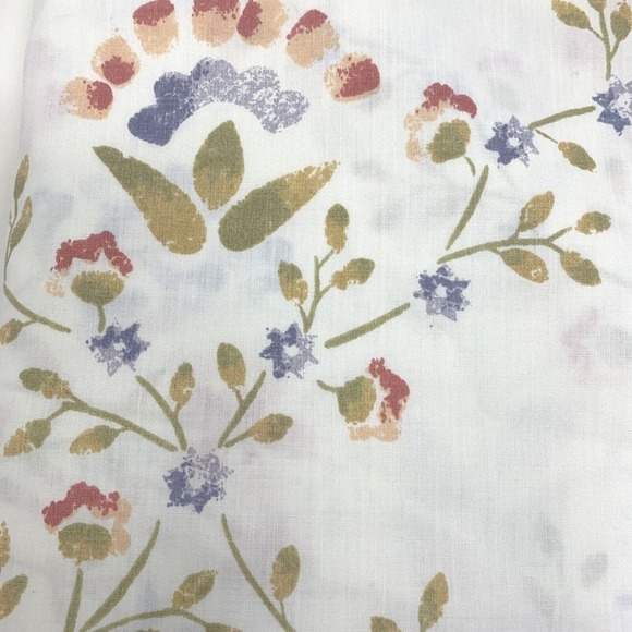 Vintage Fine Arts Stevens Museum of Folk Art Queen Flat Sheet 2 Std Pillowcases - Picture 3 of 7